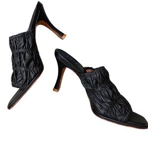 Joie slide, LISA, black‎ leather, size 7
